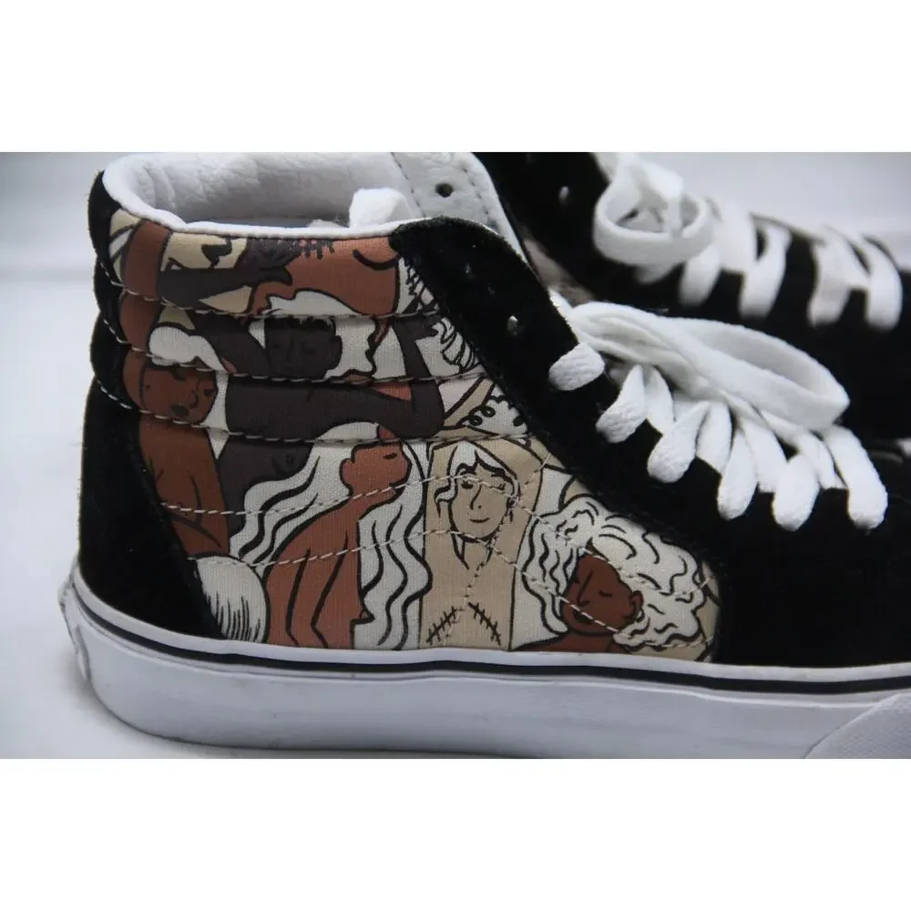 Vans Shoes Breast Cancer Awareness Womens Size 7 Sk8-Hi Black Skate High Top